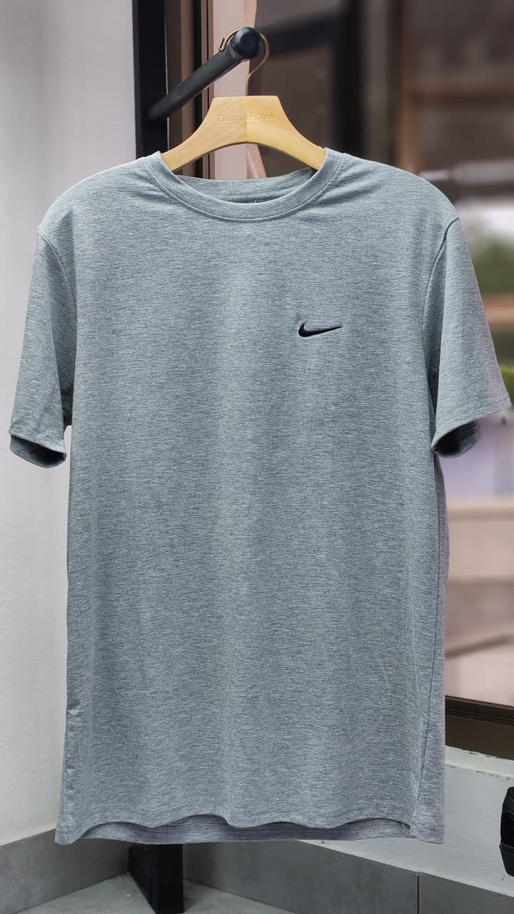 Camisa Algodon Gris Nike