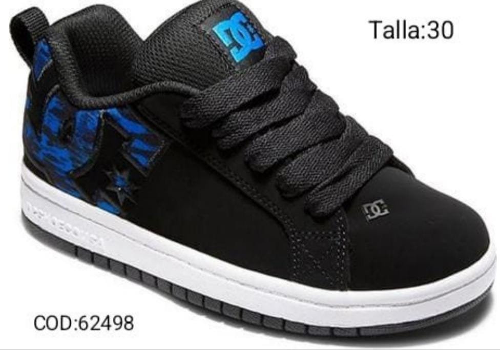 DC Shoes Negro Azul