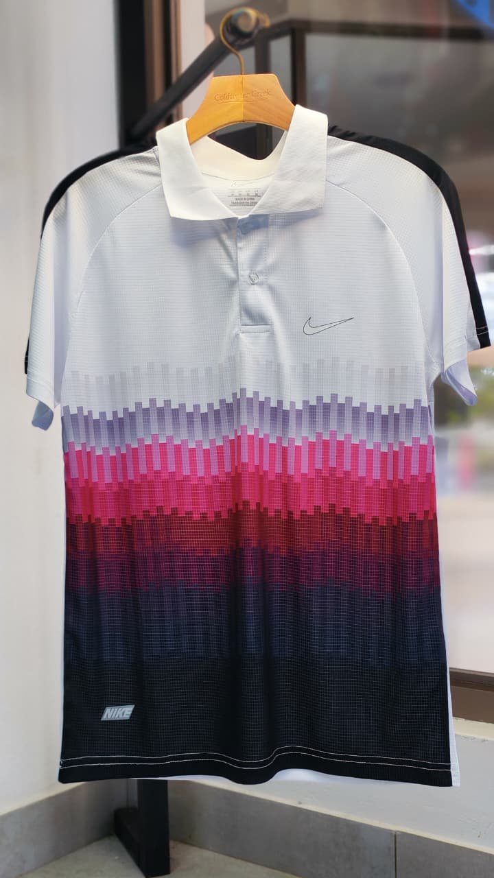 Camisa Dry Fit Nike Polo Blanco 