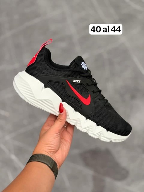 Nike Renew Ride 2 Negro Logo Rojo Adulto, foto 1