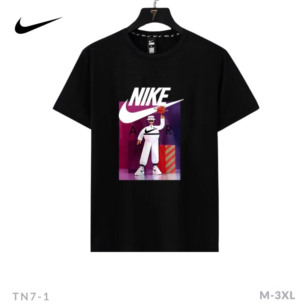 Camiseta Nike Muñeco Basquet Negro