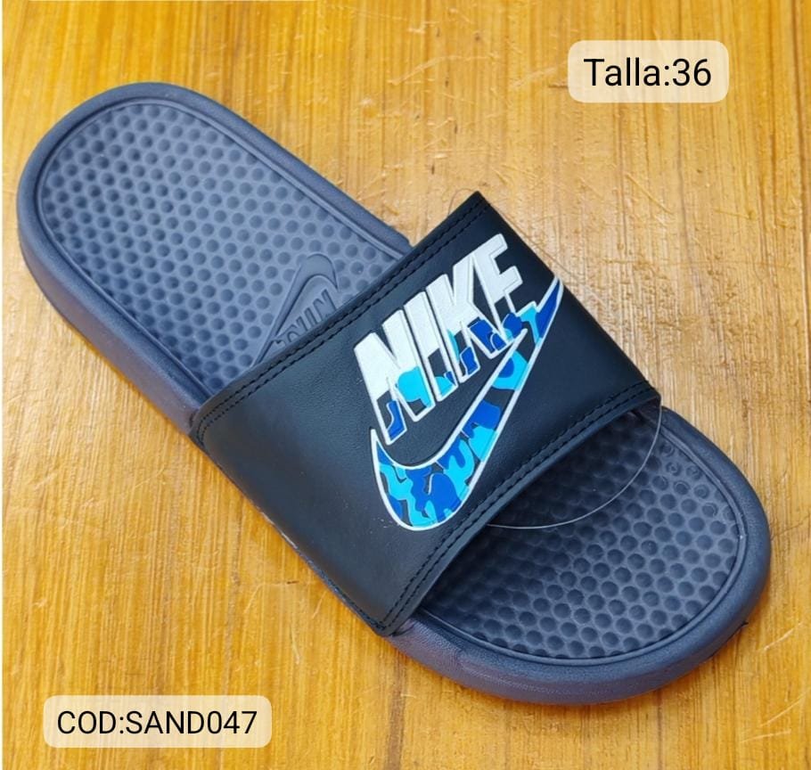 Sandalia Nike Azul Militar