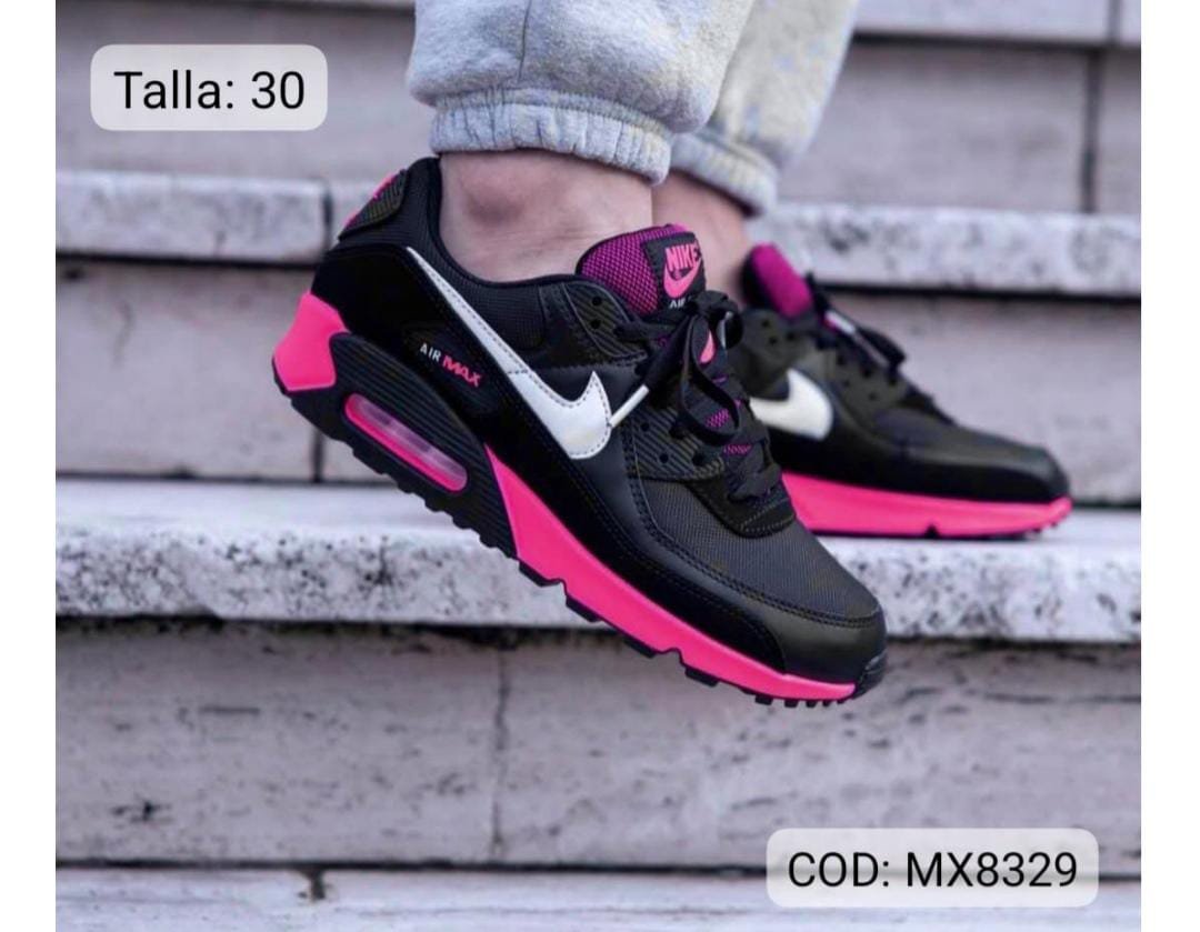 Air Max Nera Rosado Infantil