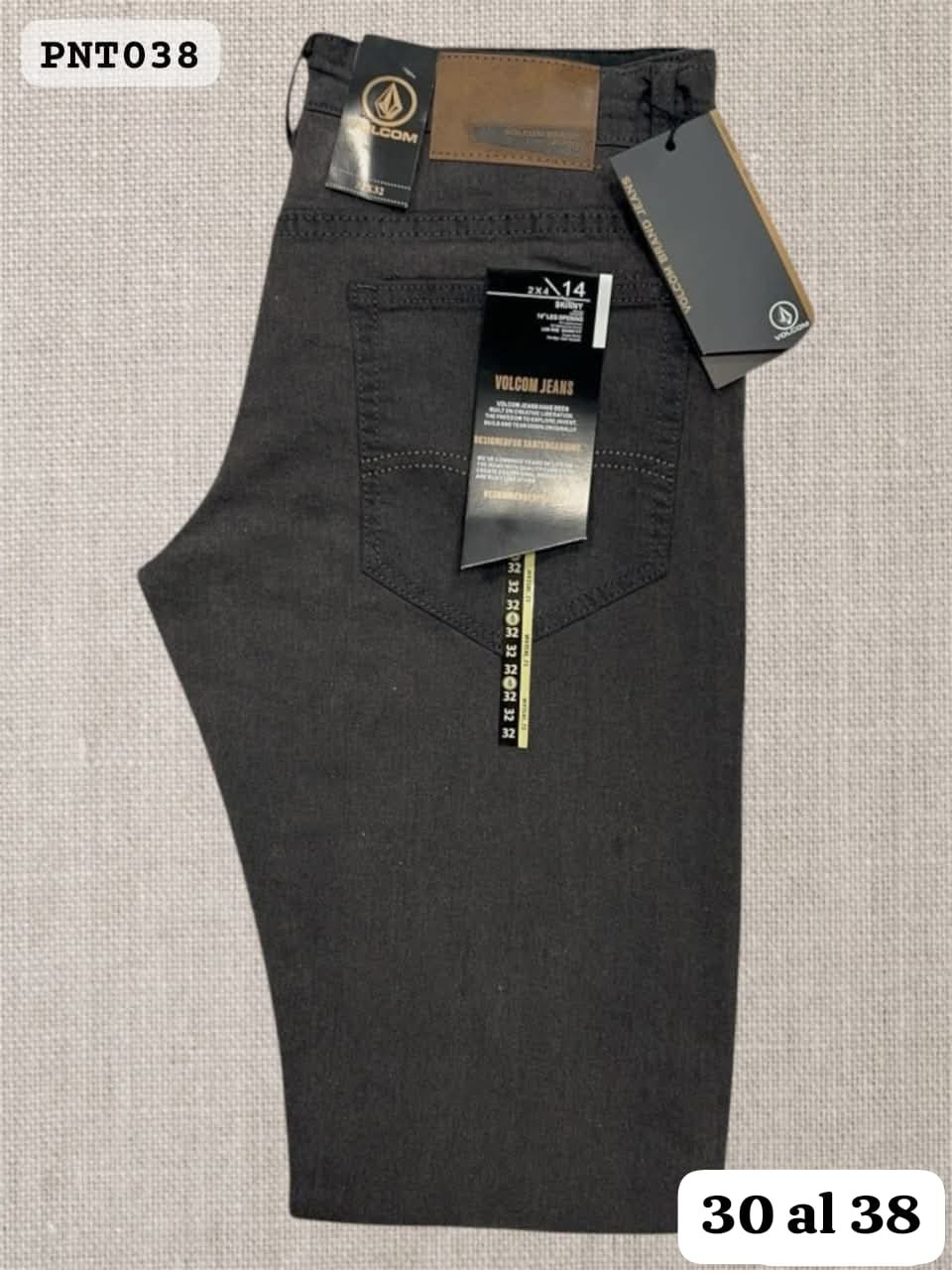 Pantalon Volcom Gris Skinny