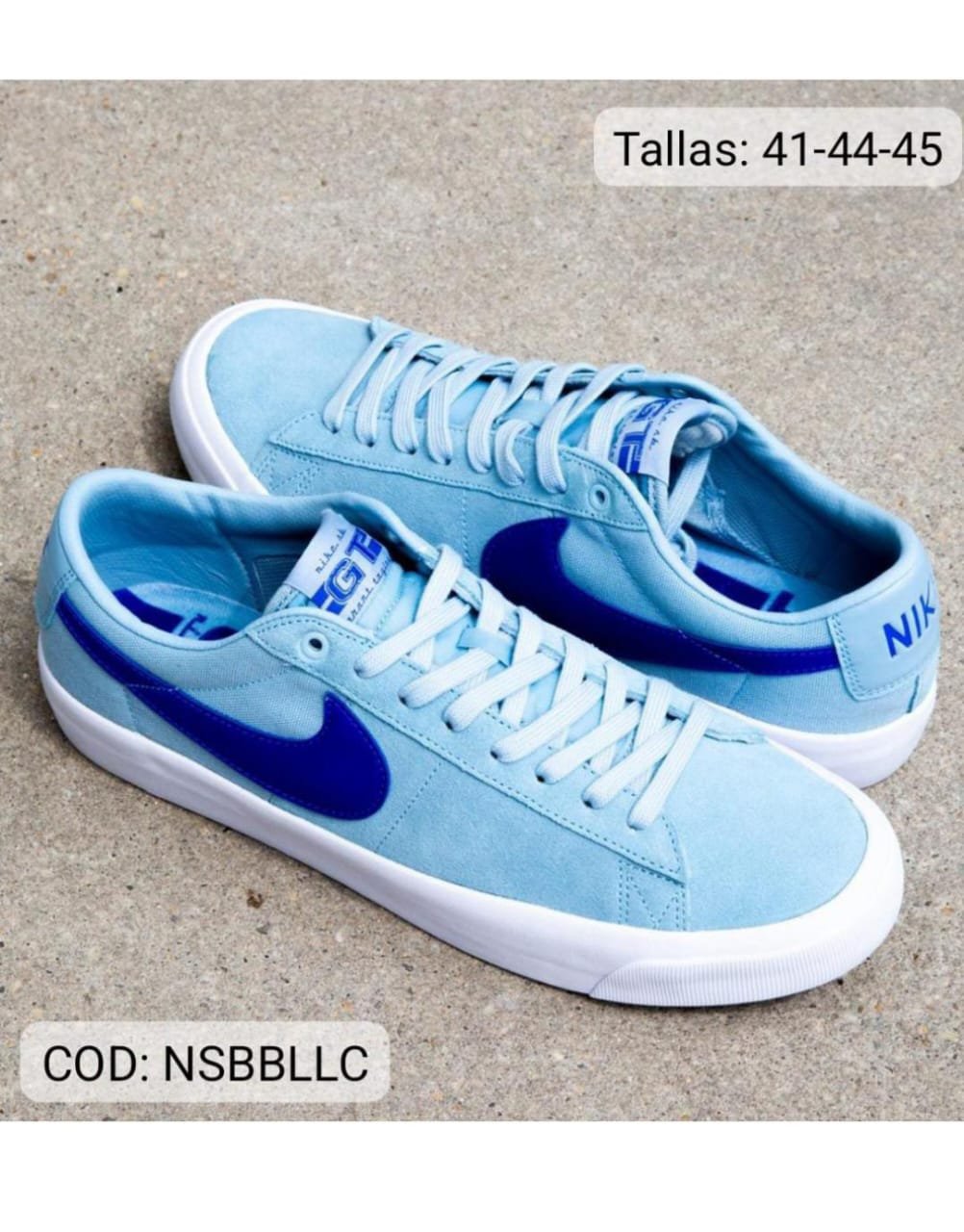 Nike SB Blazer Low Celeste Original